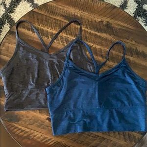 Gaiam Yoga Bra/crop tops set of 2